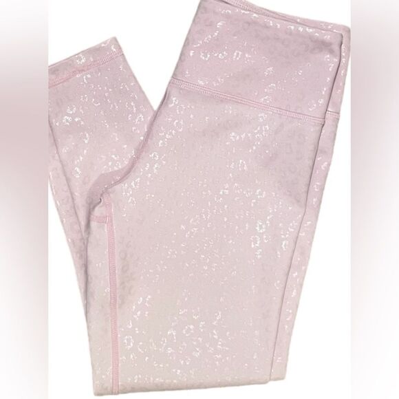 ZYIA Girls Pink Leopard Unicorn Leggings - Picture 3 of 5